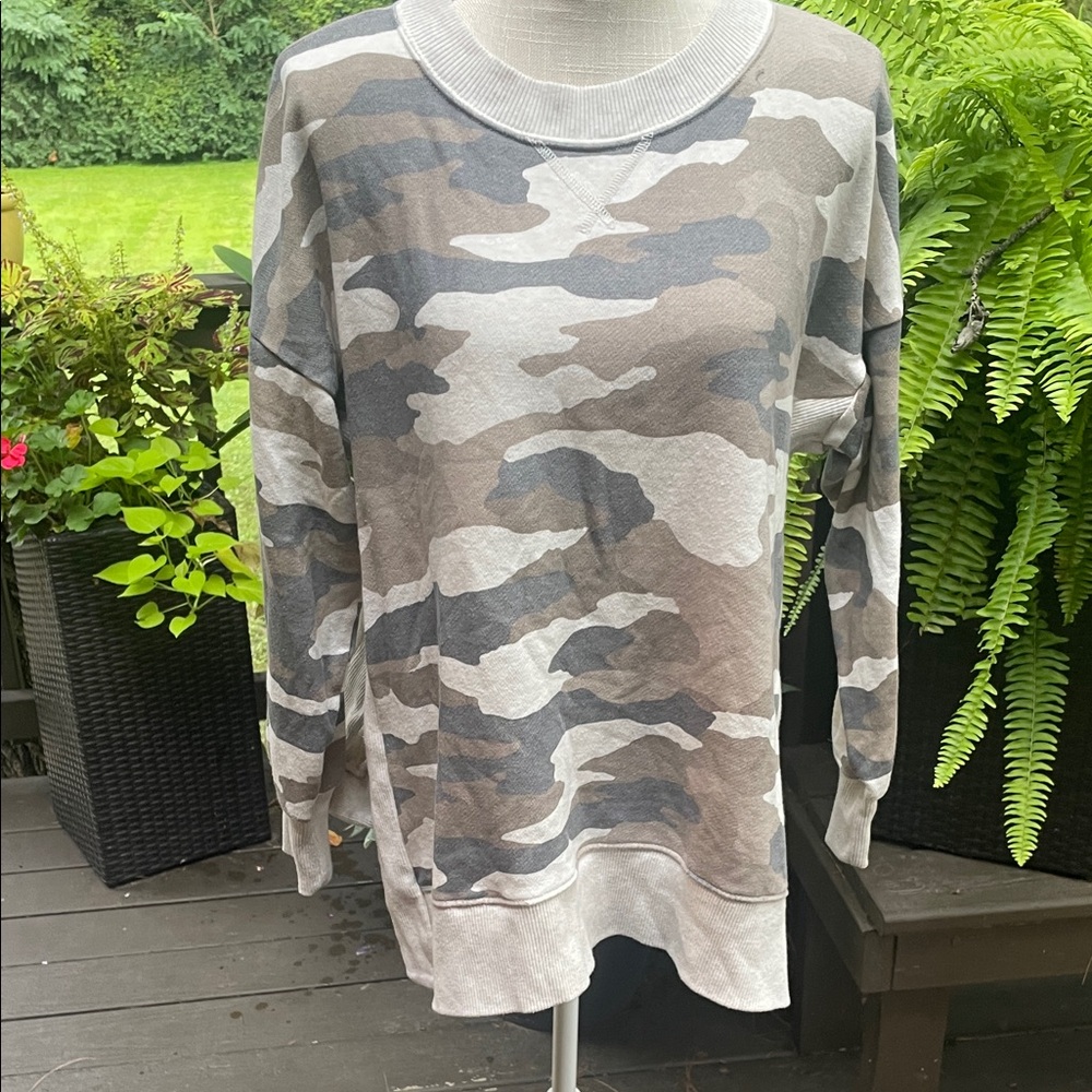 Aerie Camouflage Print Sweatshirt